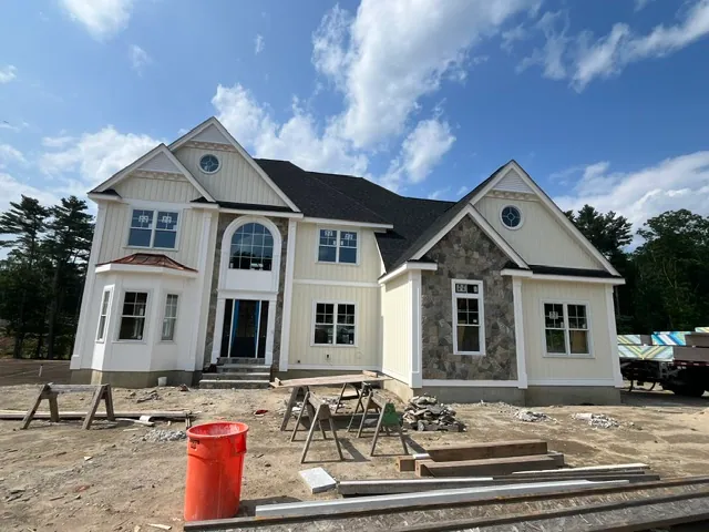 New Colonial — Framing through exterior finish