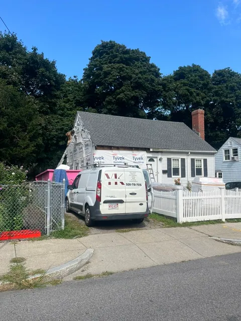 Roof & Wrap — Roof replacement in progress